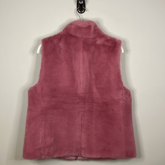 J Crew pink faux fur vest - Picture 4 of 9